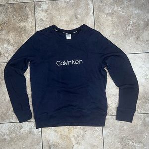Calvin Klein Navy Blue Sweatshirt Jumper XS